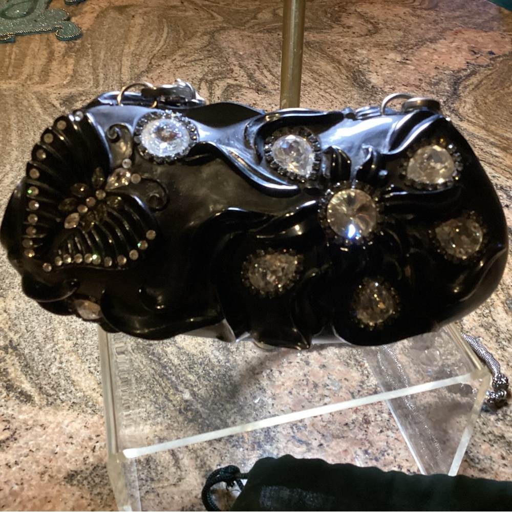 NWT maya hard jeweled evening bag
